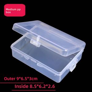 Multi-Grid Spare Parts Box Digital Components Transparent Plastic Storage Box Winkle Accessory Classification Grid Sample