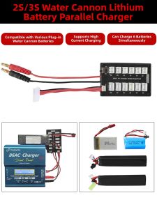High Current JST Connector Water BB Battery Parallel Charger 7.4V 11.1V