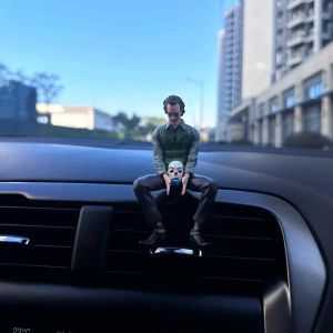 Hot Toys | New Joker Heath Ledger Action Figures Car Roof Decoration Portable Wild Mask Statue Model Car Doll Toy Collection Christmas Gift