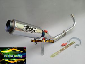 KNALPOT RACING SC PROJECT MATIC MIO SPORTY MIO SMILE SOUL KARBU SOUL GT MIO GT FINO XEON X-RIDE MIO M3 MIO J MIO S MIO Z MIO 125 FAZZIO FREEGO GEAR 125