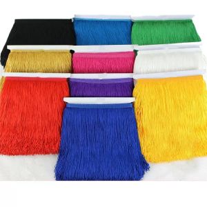 2 Yards 30cm Long Tassel Fringe Trim Lace Ribbon Tassels For Curtains Dresses Fringes For Sewing Trimmings Accessories Crafts
