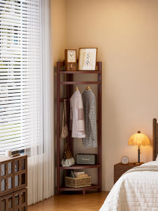 CHUJUN | Space-Saving Practical Bedroom Corner Hat and Coat Rack