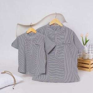 Mawar Fashion - Baju Koko Couple Usman / Kemeja Koko Couple Ayah Dan Anak