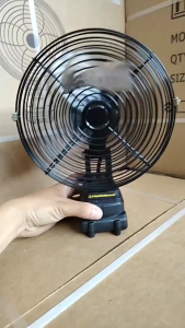 【24 hours delivery】Electric Fan 8 inch Portable Fan Cordless Rechargeable High Power Outdoor Desktop Cooling Fan