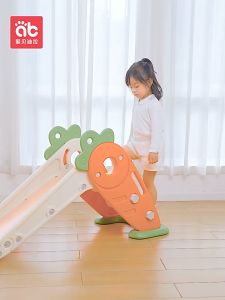 GBG สไลเดอร์เด็ก รุ่น แครอท สไลเดอร์ มีฐาน มีขอบกันตก สไลเดอร์เดี่ยว สไลเดอร์ สไลเด้อ ของเด็ก สไลเดอร์เด็ก4ขวบ กระดานลื่น