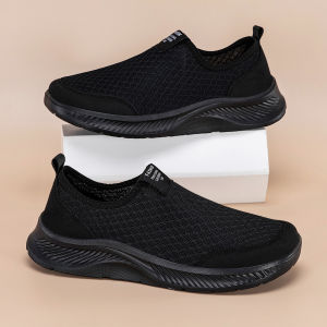 KANHAI | Men Breathable Anti-odor Lightweight Work Safety Slip-on Shoes