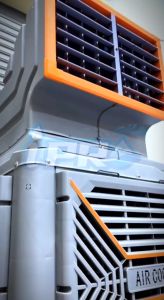 IPRO 200L Air Cooler Heavy Duty Industrial Aircond Max 38000 m3 Air Flow 40-60 Feet Air Cooler