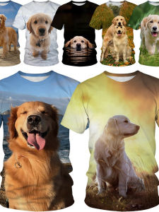 Áo Thun Nam Tay Ngắn in Hình Động Vật Cổ Tròn in 3D Thường Ngày Mùa Hè Thoáng Khí Thoải Mái Phong Cách Đường Phố Giản Dị