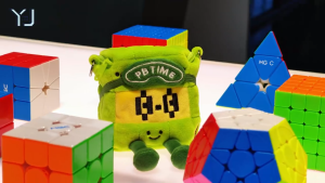 [JPEARLY] YongJun YJ Cube Plush Bag | Speedcuber Bag | Keychain Cube Bag | Cube Storage | Speedcubing