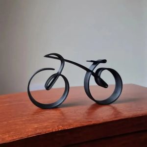 Acrylic Minimalistic Bicycle Sculpture: A Unique Office Gift Ornament