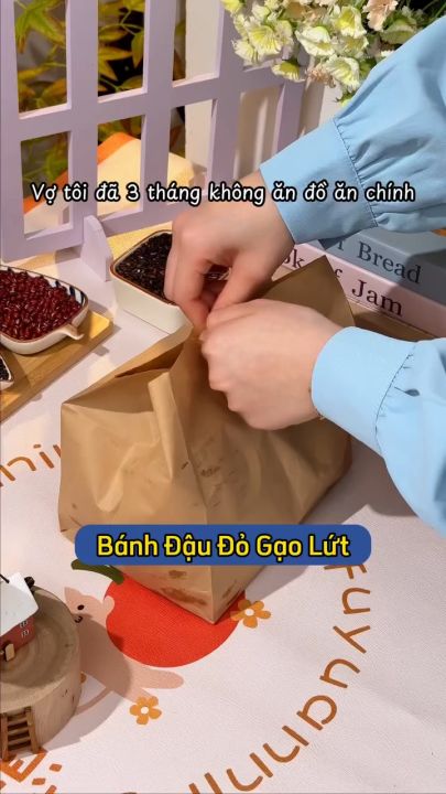 Bánh Đậu Đỏ Gạo Lứt Hương Vị Thơm Ngon Đậm Đà, Mềm Mềm, Ngọt Nhẹ, Thích Hợp Với Mọi Người