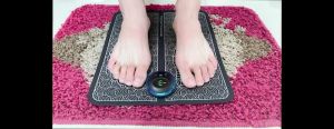 Huge Tree Ready Stock EMS Foot Massager Mat Pad Portable Electric Massage Pad Relax Feet and Legs USB for Home and Office Use