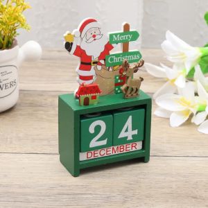 Đồ Trang Trí Cây Thông Noel 3D Bằng Gỗ Thủ Công Vật Trang Trí Để Bàn Với Phụ Kiện Treo Quà Tặng Lễ Hội
