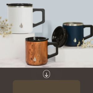 [Elemental chính hãng - Thương hiệu Mỹ] Cốc giữ nhiệt Elemental Summit  360ml 3 lớp inox 304 giữ nhiệt tốt ly uống trà cà phê sơn tĩnh điện ly có tay cầm