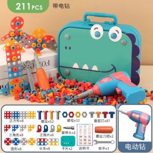 Childrens Tool Kit Early Education Intelligence Development Hand Eye Coordination Combination Toy for Boys And Girls 3-6 Years Old