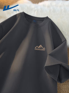 Pure Cotton Mens T-Shirt Short Sleeve Deep Grey Retro Summer Half Sleeve Casual Style Breathable Comfortable round Neck Top