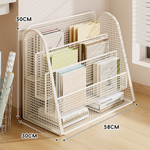 MENGBINFEN | Mobile Book Storage Shelf