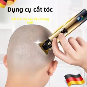 MONLEYTA | Máy tỉa lông mặt điện đa năng Thiết bị cắt tóc cho nam Máy cạo râu Đèn pin Máy cạo râu kiểu Đức