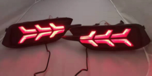 ROMADA | ROMADA 2PCs For Honda Civic 2016 2017 2018 2019 2020 LED Reflector Tail Light Brake Warning Lamp Rear Fog Lamp Rear Bumper Light