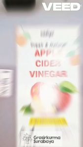 CUKA APEL 1LITER ORIGINAL MURNI ORGANIC APPLE CIDER VINEGAR WITH MOTHER CUKA SARI APEL PREMIUM ALAMI