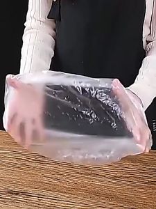 Màng bọc thực phẩm co giãn siêu dai có chun hình túi gấu ( set 100 chiếc) Tái Sử Dụng Được Nhiều Lần