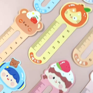 【JY】bookmark ruler cartoon bookmark page clip bookfold