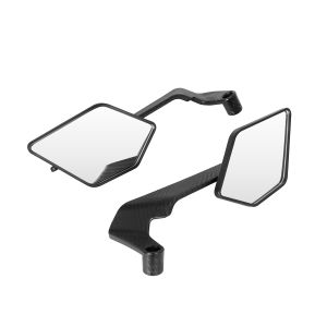 Motorcycle Rearview Mirror Aerodynamic Wing Universal Large Vision Reflective Mirror With/ Without Light Commuting Special Model