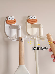 Móc Treo Bếp Đa Năng Hình Bát Giác Bằng Nhựa Chịu Lực 10-15kg Không Cần Đục Lỗ Móc Treo Dụng Cụ Nhà Bếp Bằng Nhựa