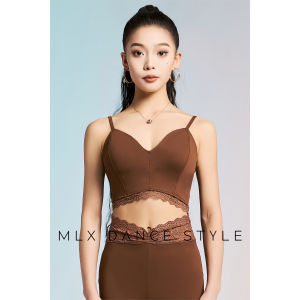 Áo Tập Khiêu Vũ Latin Mù Lân Xī Áo Biểu Diễn Khiêu Vũ Tiêu Chuẩn Quốc Gia Áo Không Dây Ren Hở Lưng Cho Nữ Mùa Hè 2025