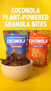 The Superfood Grocer Coconola Vegan Granola Clusters Chocolate Crunch & Tropical Medley 150g EACH (Set Pack) Healthy Snack