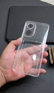 Oppo A58 4G Oppo A78 4G Clear Wallet Card Case Bening / Card Holder Kartu