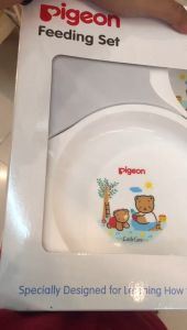 Pigeon Feeding Set Mini Peralatan Makan Bayi 6m+