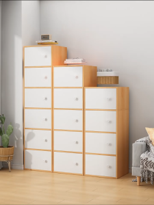 ตู้ลิ้นชักไม้ 5 ชั้น ตู้เก็บของเรียบง่าย แข็งแรงทนทาน ตู้เก็บของหลายชั้น เหมาะสำหรับเก็บของในห้อง ตกแต่งบ้าน