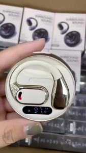 Open Ear Earbuds Wireless Earbuds Bluetooth 5.4LED Display Bluetooth EarphoneAI Noise Reduction Touch Controls72hr Playtime