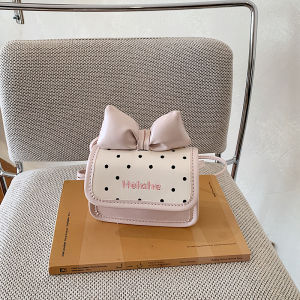 XIAOCHAOXIU | Korean Dot Pattern Girl Crossbody Bag