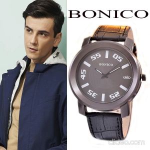 JAM TANGAN PRIA BONICO CASUAL 4U-BNC-01547 KULIT STRAP