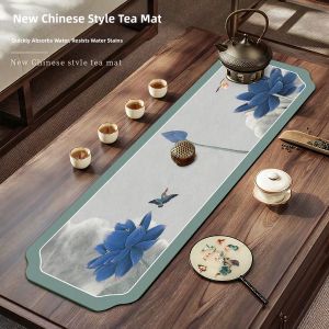 XXM | Chinese Zen Style Water-resistant Tea Table Mat