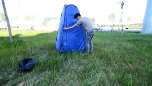 Outdoor Shower Tent Instant Popup Portable Camping Toilet Beach Outdoor Privacy Tent Room with Bag Outdoor Camping Adventure Tent Wc Dressing Tent Beach Camping Tent Room