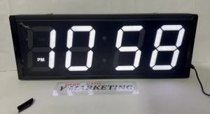 4804 Huge Digital Alarm Clock Wall Hang Or Display Stand For Factory And Office