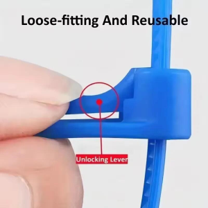 100 Reusable Cable Ties Cable Lock Loop Nylon Ties Removable Recyclable Mixed Colours Black White Replacement Tools