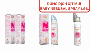 Dung dịch xịt mũi  baby Nebusal spray 1.9%