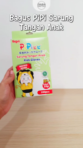 BAGUS PiPi Sarung Tangan Anak 10U isi 100 Kids Gloves Sarung Tangan Makan Plastik Foodgrade BANDUNG