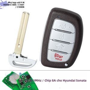 Chìa Khóa Điều Khiển Từ Xa Thông Minh Cho Hyundai Sonata 2015-2019 434MHz 8A Chip FCC ID CQOFD00120 Chất Liệu ABS Keyecu 95440-C1000N 95440-C1001 95440-C1000