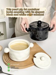 XIAOHUANGLU | Lọ Lưu Trữ Chất Dầu Dùng Bếp Chống Nhiệt