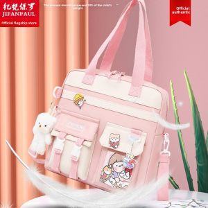 JIFANPAUL | Student School Bag for Children Art Bag Shoulder Crossbody Bag