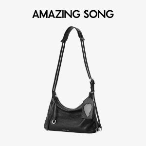 Small Soft Leather Hobo Bag
