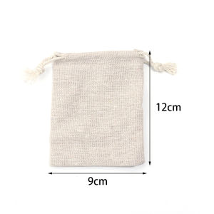 5-10pcs Cotton Bags Gift Drawstring Pouch Gift Box Packaging Bags Gift Linen Bags Jewelry Display Xmas Wedding Sack Burlap Bag