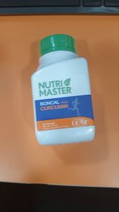 Nutri master Boncal Plus Curcumin คอลลาเจน UC-II ผสมขมิ้นชัน 1 กระปุก 30 แคปซูล