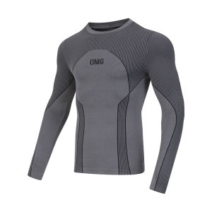 OMG Sports Training High Elasticity Moisture Wicking Fitness Clothes Seamless Printed Tight Upper Body for Yoga And Gym