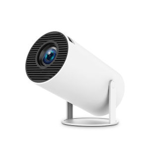 Portable Mini 4K Projector for Home Entertainment Support HDMI USB Compact Movie Projector with Long-lasting Lamp